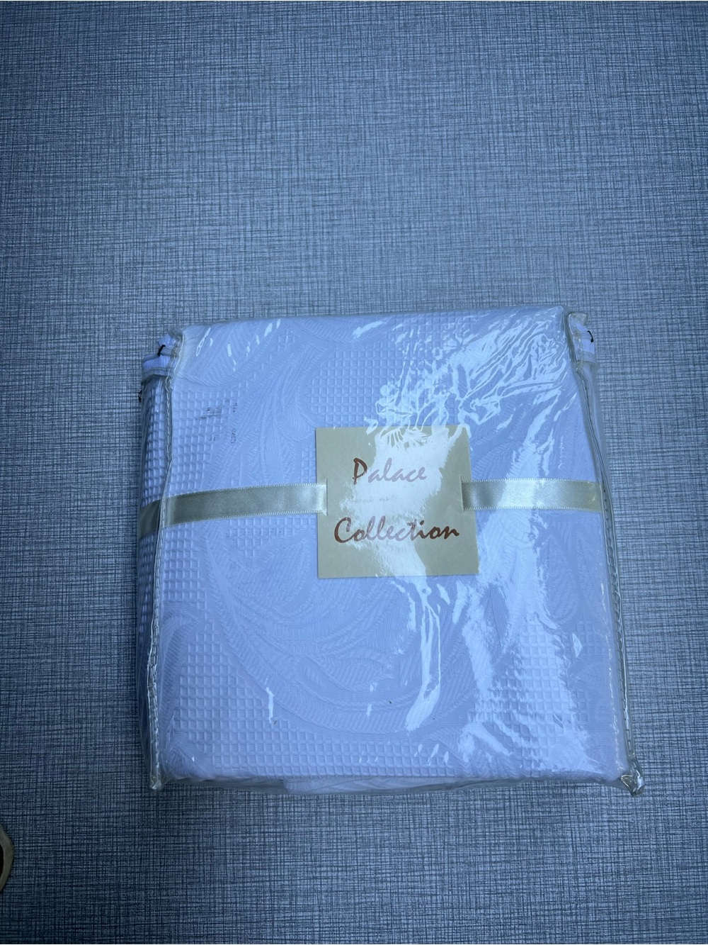 Balance Collection White Textured Throw Blanket